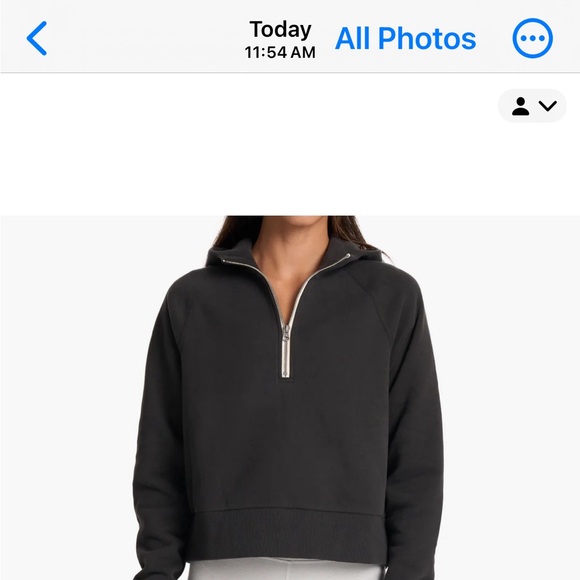 Women's Warm and cozy Restore half zip  washed black Sm. Retail 118  asking 80 - Picture 5 of 5